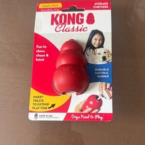 KONG Classic Red Dog Treat Toy Small